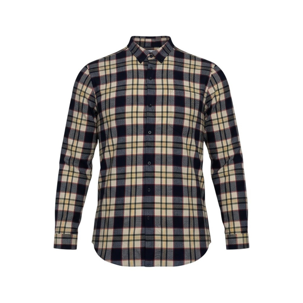 NWT Roundtree & Yorke Flannel Shirt 4XT Navy Plaid Mens Tall Cotton